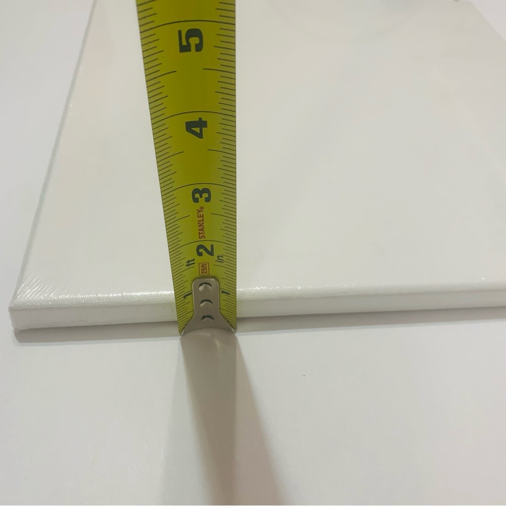 Stretched Blank Canvas Set Of 3 12 x 12 Inches New - Picture 10 of 10
